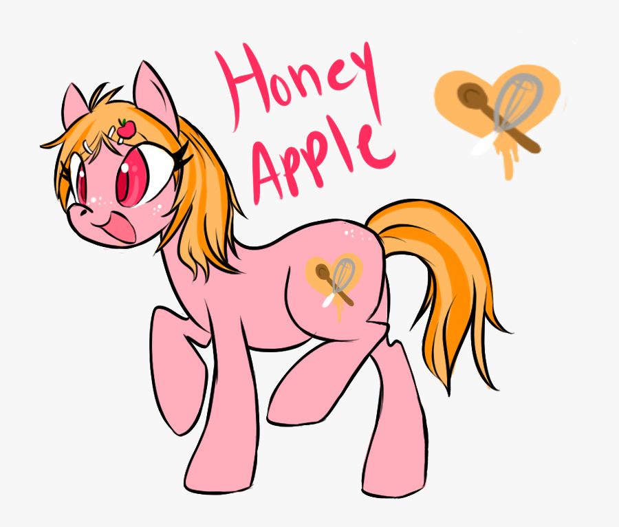 Honey Apple - Cartoon, Transparent Clipart