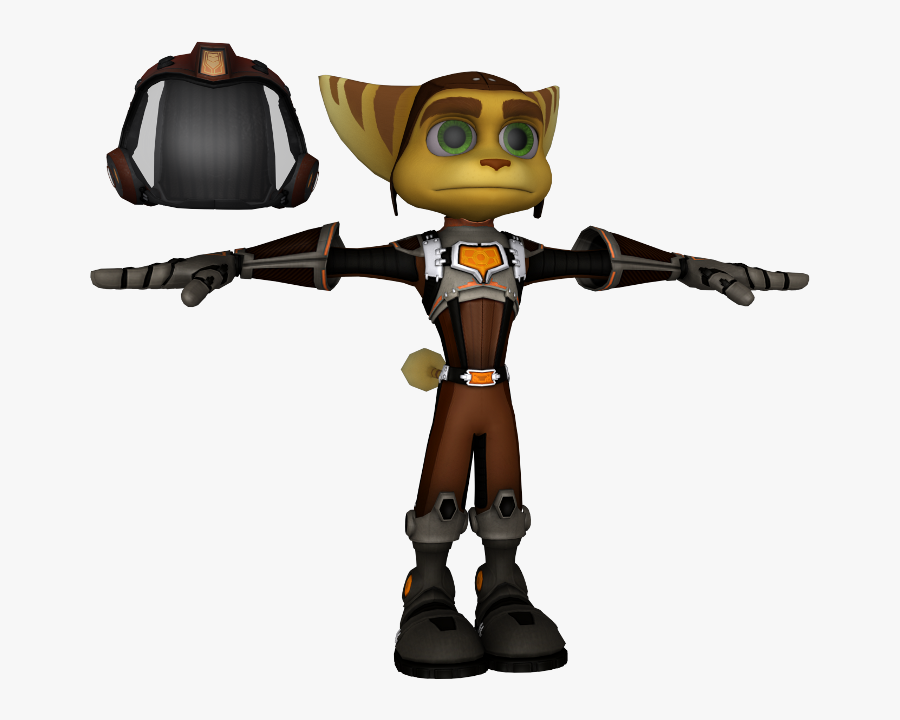 Download Zip Archive - Ratchet And Clank Model, Transparent Clipart