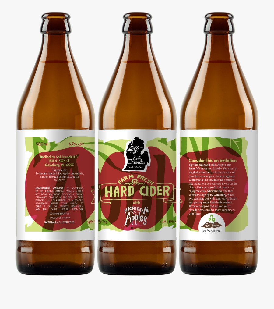 Beer Bottle, Transparent Clipart