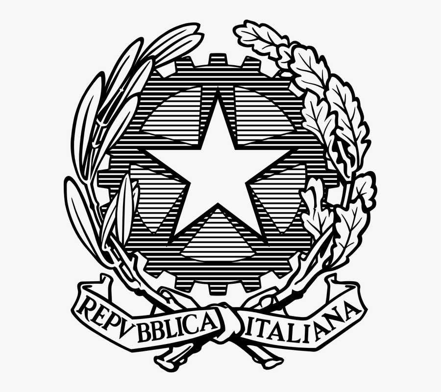 Flag, Republic, Emblem, Italian, Italy - Emblem Of Italy, Transparent Clipart