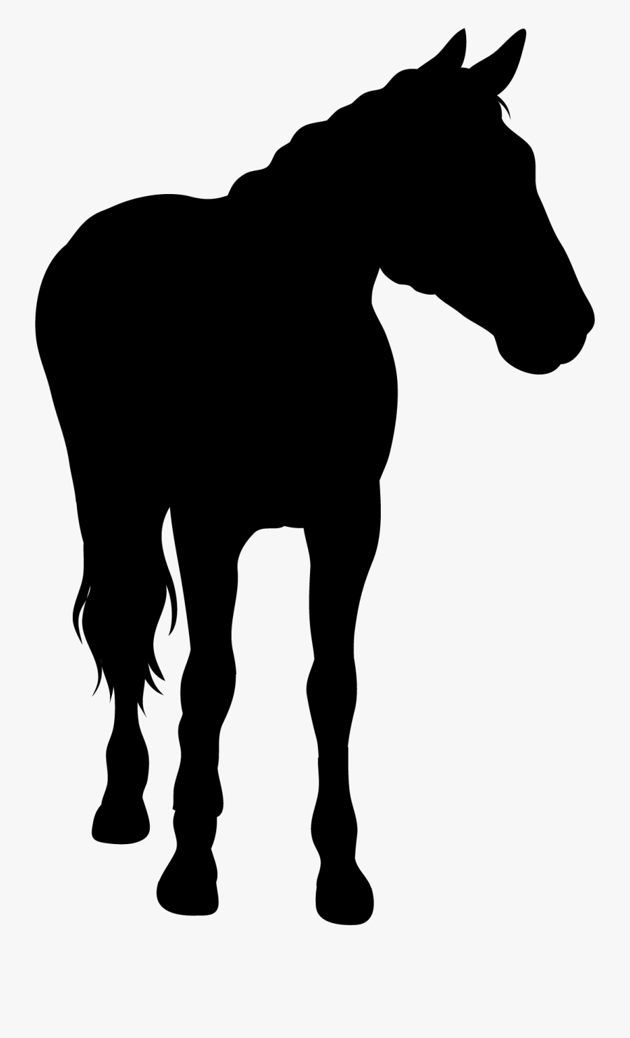 A Horse Silhouette Png Download - Zebra Silhouette Clip Art, Transparent Clipart