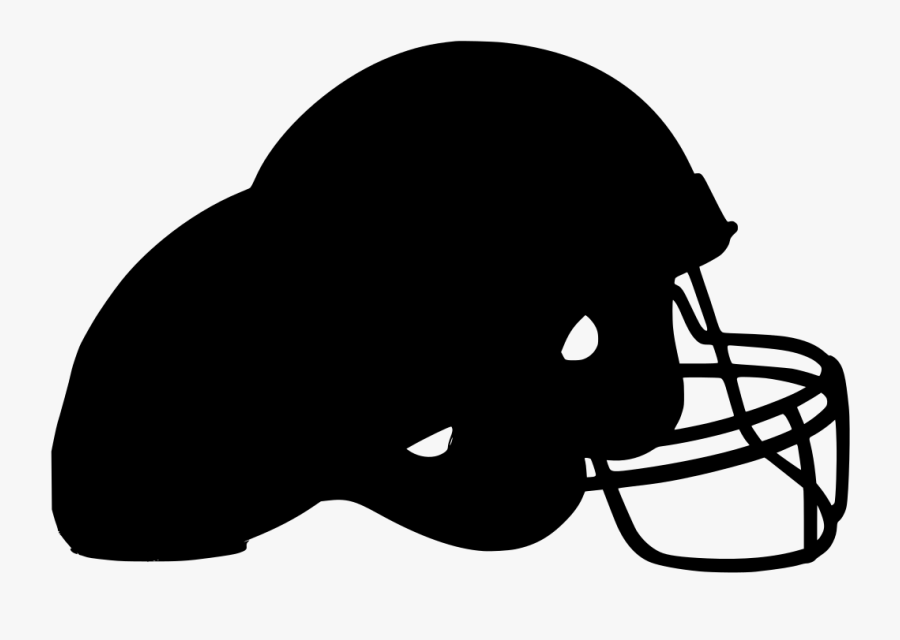 Black Football Helmet Clipart, Transparent Clipart