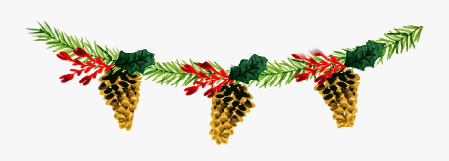 #garland #garlands #christmas #christmastree #christmastime - Illustration, Transparent Clipart