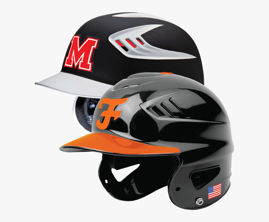 View - Baseball Helmet With Logo, Transparent Clipart