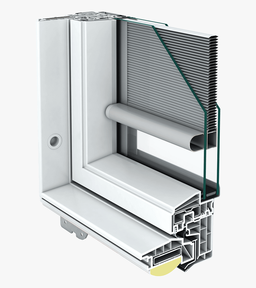 Integral Blind Keylite Roof Windows - Integral Blind Windows, Transparent Clipart