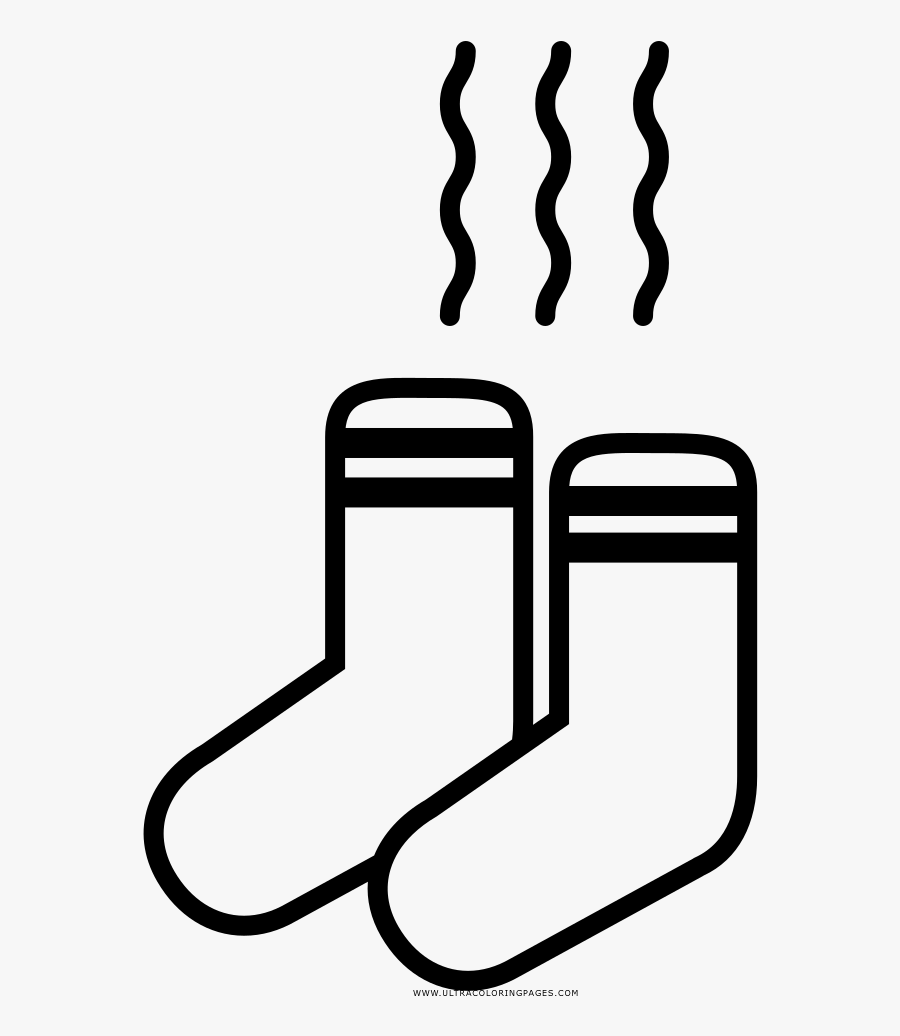 Dibujos De Calcetines Para Colorear Clipart , Png Download - Dibujo De Calcetines Para Colorear, Transparent Clipart