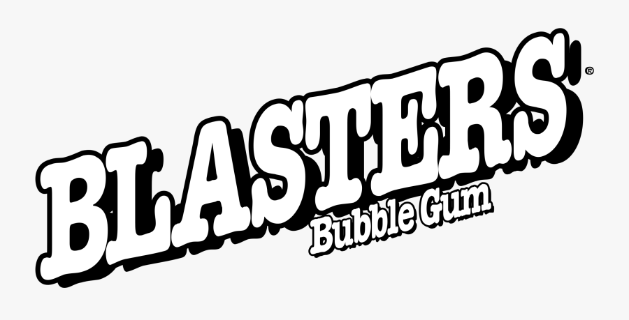 Blasters Bubble Gum 01 Logo Png Transparent - Calligraphy, Transparent Clipart