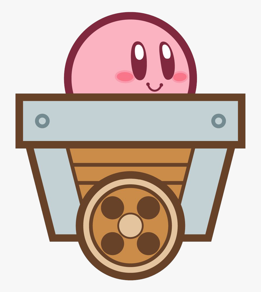 Clip Freeuse Mine Cart - Kirby, Transparent Clipart