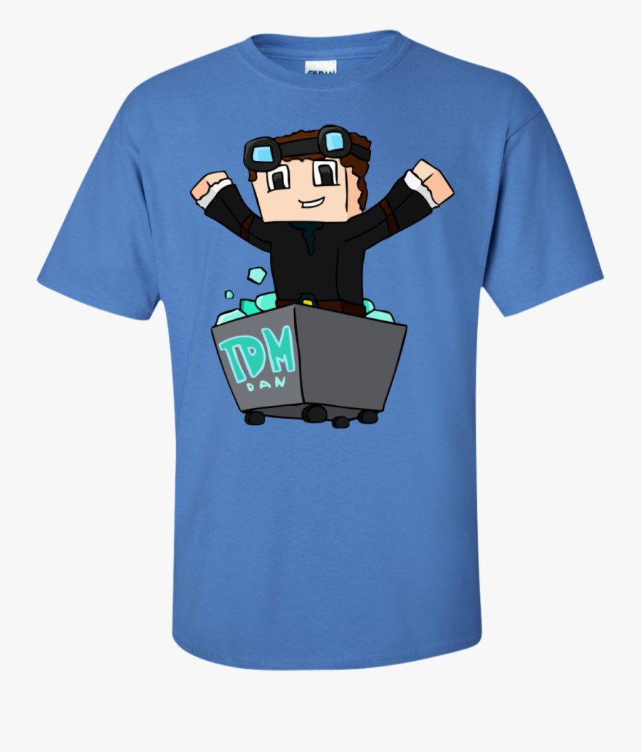 Dantdm The Diamond Minecart T-shirt - Sleeve, Transparent Clipart