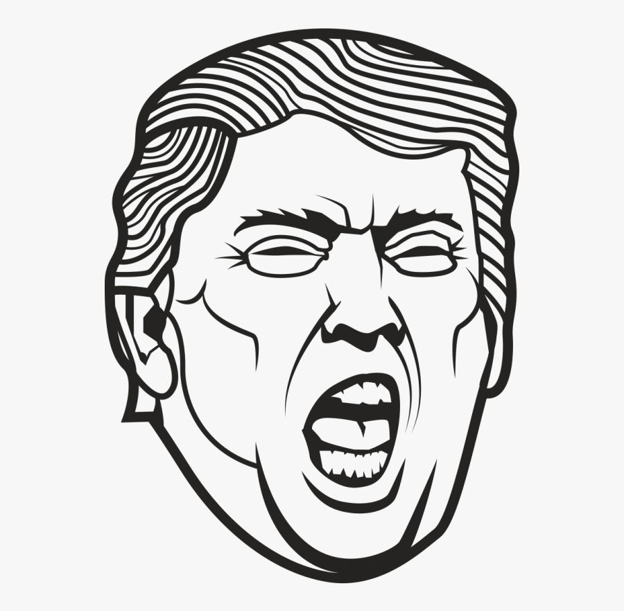 Emotion Art United Protests Trump Against States - Funny Anti Donald Trump Shirt, Transparent Clipart