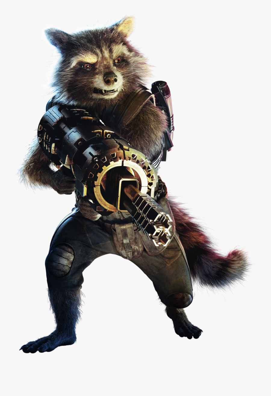 Rocket Raccoon Clipart Mcu - Rocket Raccoon Transparent Background, Transparent Clipart