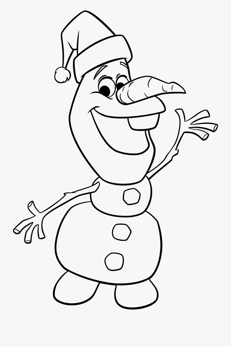 Clip Art Olaf Desenho - Desenhos De Natal Olaf, Transparent Clipart
