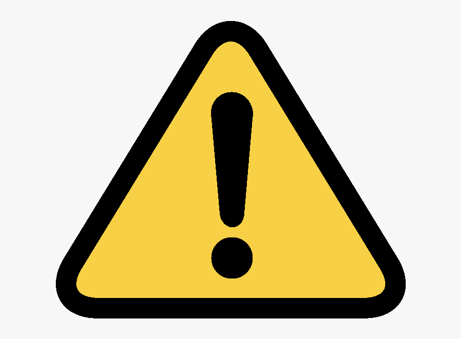 Files/warning Sign Icon-01 - Simple Safety Sign, Transparent Clipart