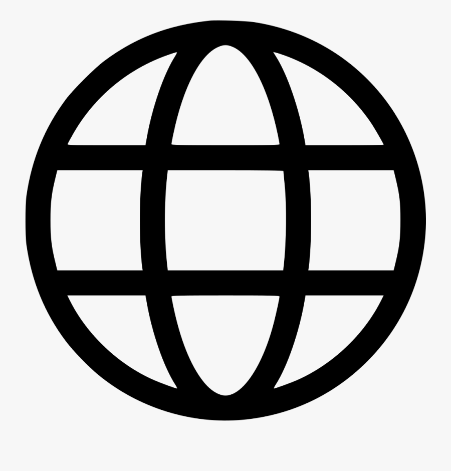 Earth World Wide Web Circle Connect Round - Globe Vector Icon, Transparent Clipart