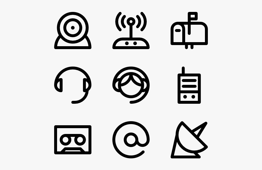 Communication - Minimalist Contact Icon Png, Transparent Clipart