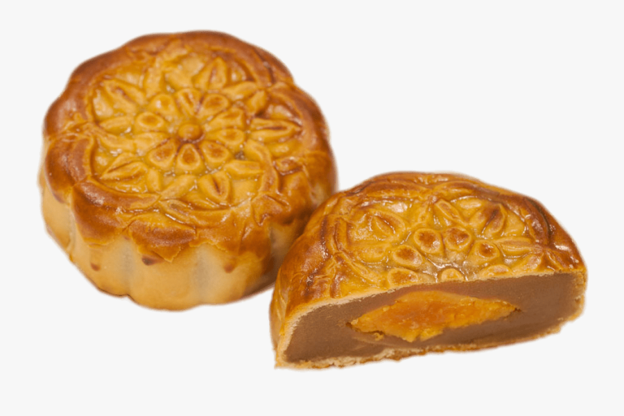 Lotus Seed Mooncake With Egg Yolk - Mooncakes Png, Transparent Clipart