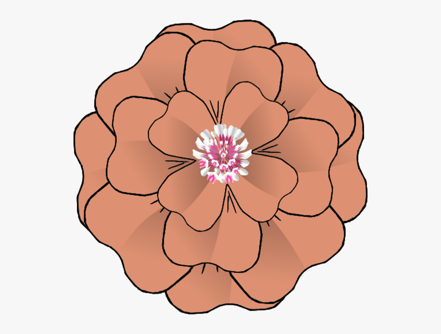 Flower 4 Leaf Clover Corsage Resubmission - Corsage Flower Graphic, Transparent Clipart