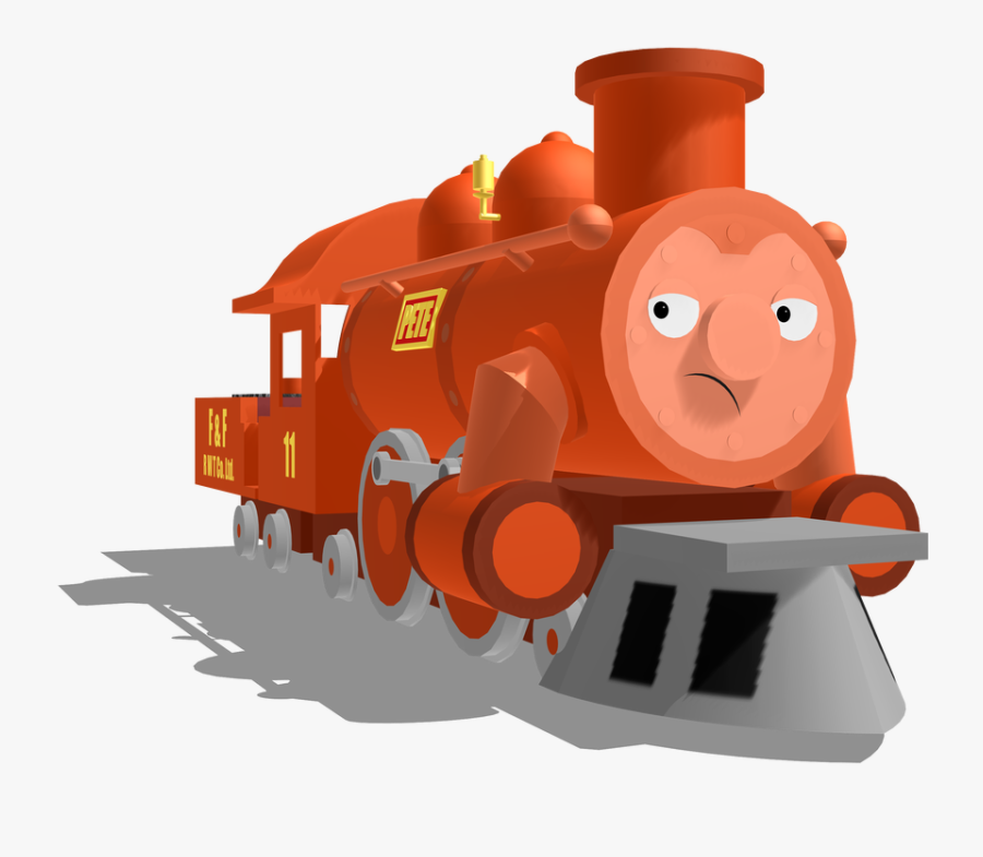 Transparent Diesel Locomotive Clipart - Railways Of Crotoonia Characters, Transparent Clipart