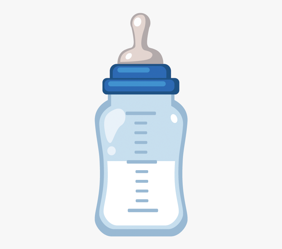 Baby Bottle Milk Infant - Bottle Of Milk Png, Transparent Clipart
