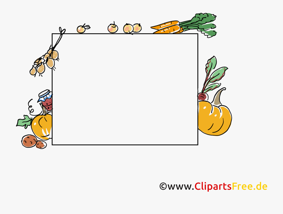 Legumes Image Gratuite Cadre Clipart - Cadre Legumes, Transparent Clipart