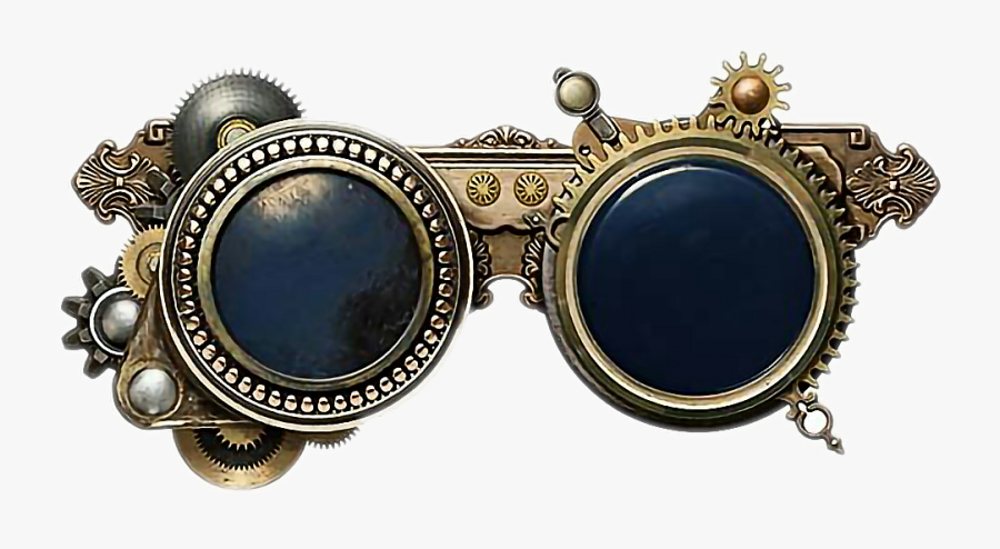#steampunk #glasses #goggles #gears - Steampunk Goggles Clip Art, Transparent Clipart