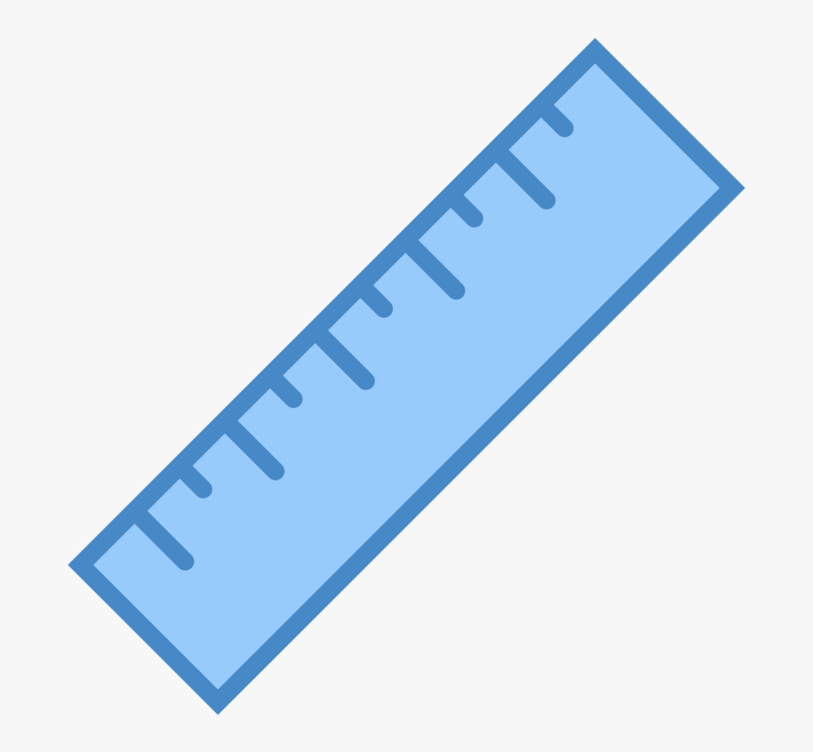 60483 - Ruler Blue Png, Transparent Clipart