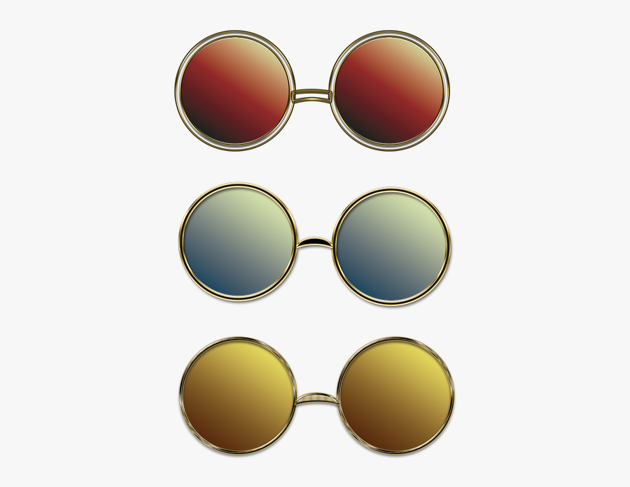Glasses Sunglasses Steampunk - Circle, Transparent Clipart