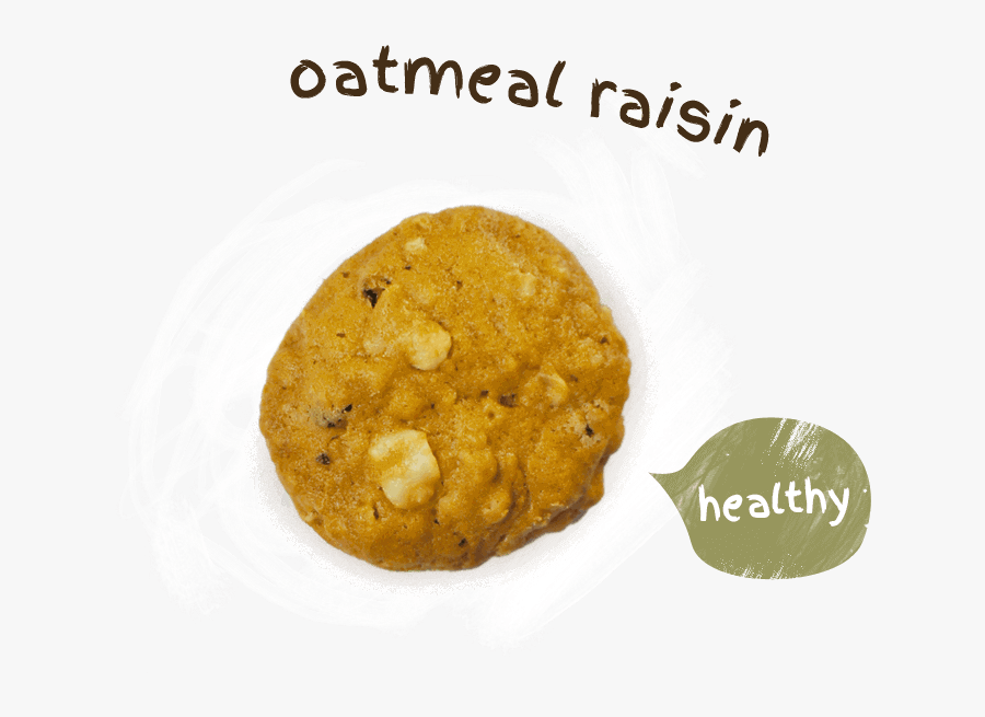 Transparent Oatmeal Raisin Cookie Clipart - Peanut Butter Cookie, Transparent Clipart