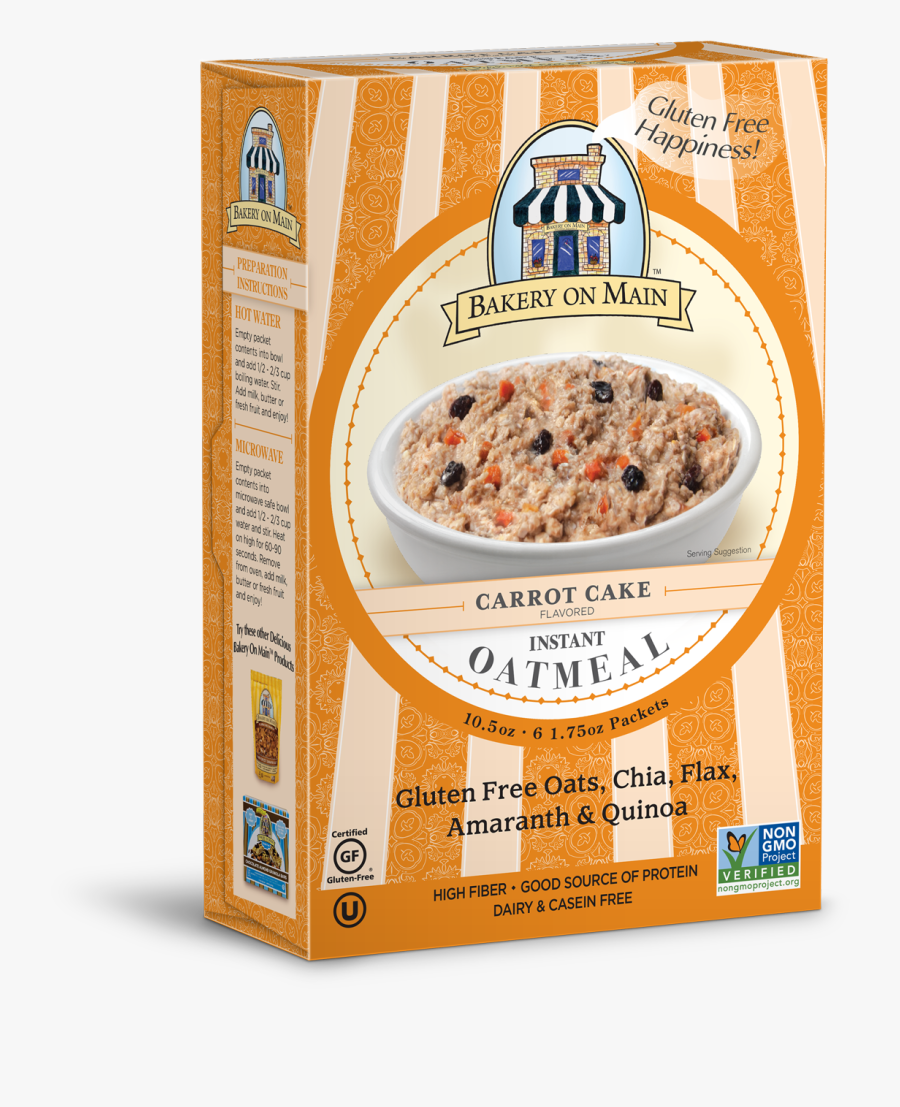 Oatmeal Clipart Breakfast Bar - Oatmeal Box Transparent, Transparent Clipart