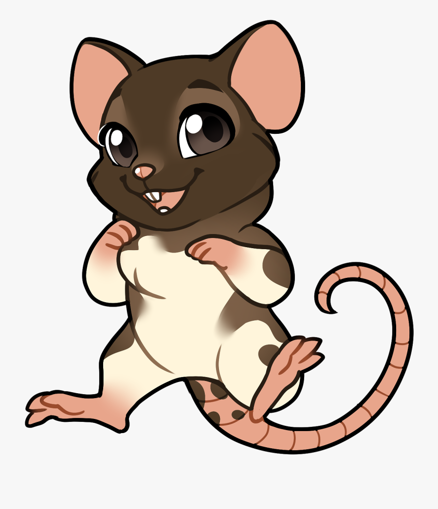 Chibi Sticker Furvilla - Furvilla Chibi Rat, Transparent Clipart
