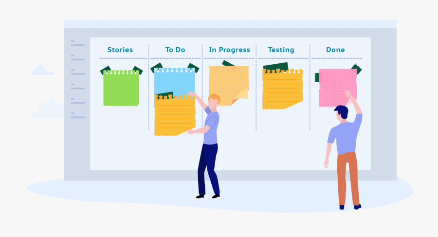 Kanban Agile, Transparent Clipart