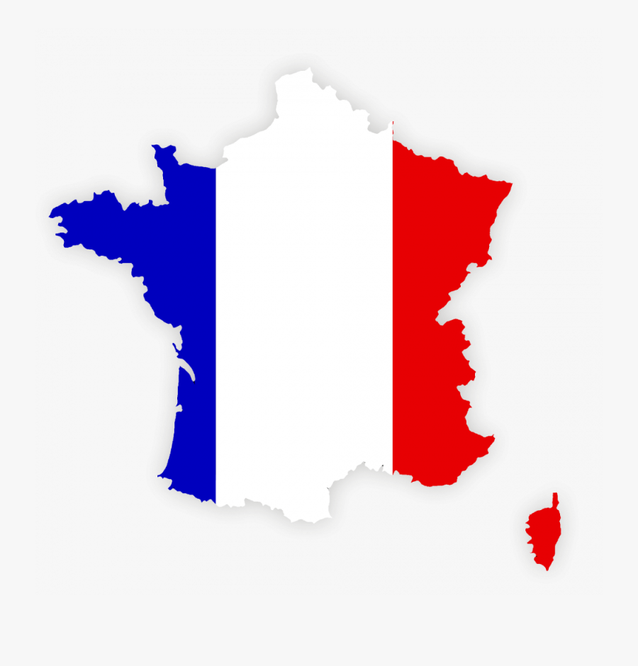 France - France Map Outline Black, Transparent Clipart