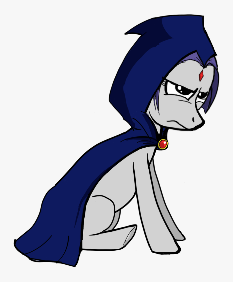 Marker, Ponified, Raven , Safe, Solo, Teen Titans - Cartoon, Transparent Clipart