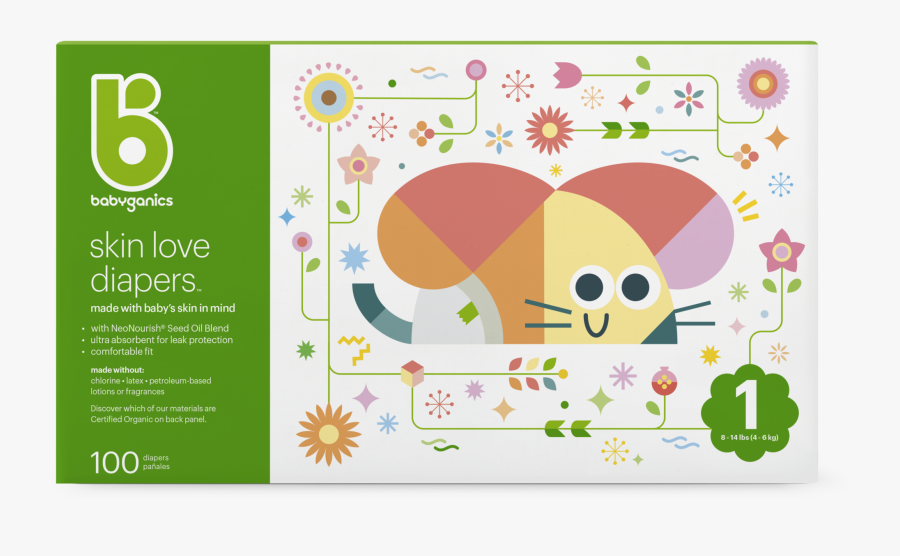 Diaper-size1box - Diaper, Transparent Clipart