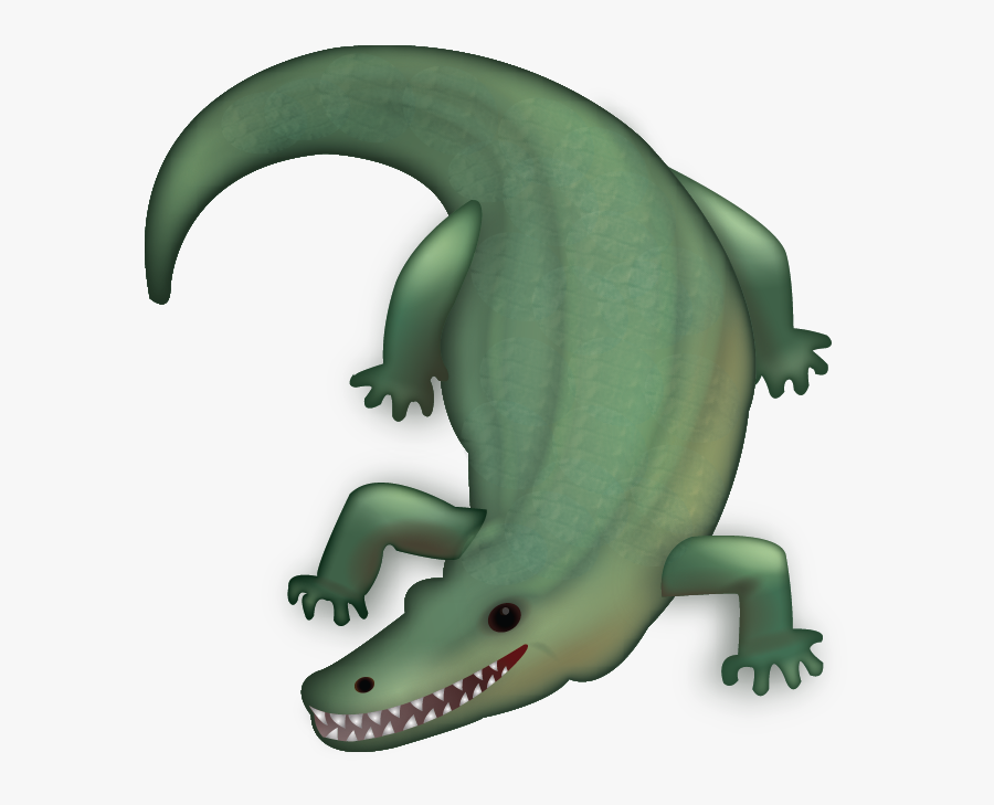 Alligator Clipart Mad - Krokodil Emoji, Transparent Clipart