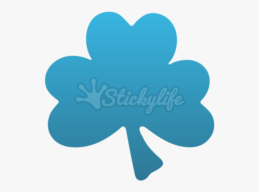 Shamrock Static Cling - Shamrock, Transparent Clipart