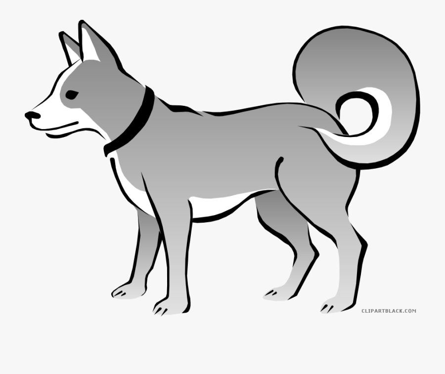 Sad Dog Animal Free Black White Clipart Images Clipartblack - Simple Dog Clipart Transparent Background, Transparent Clipart