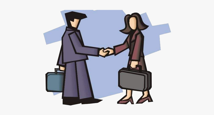 Men And Women Shake Hands Png Download - 男女 见面, Transparent Clipart