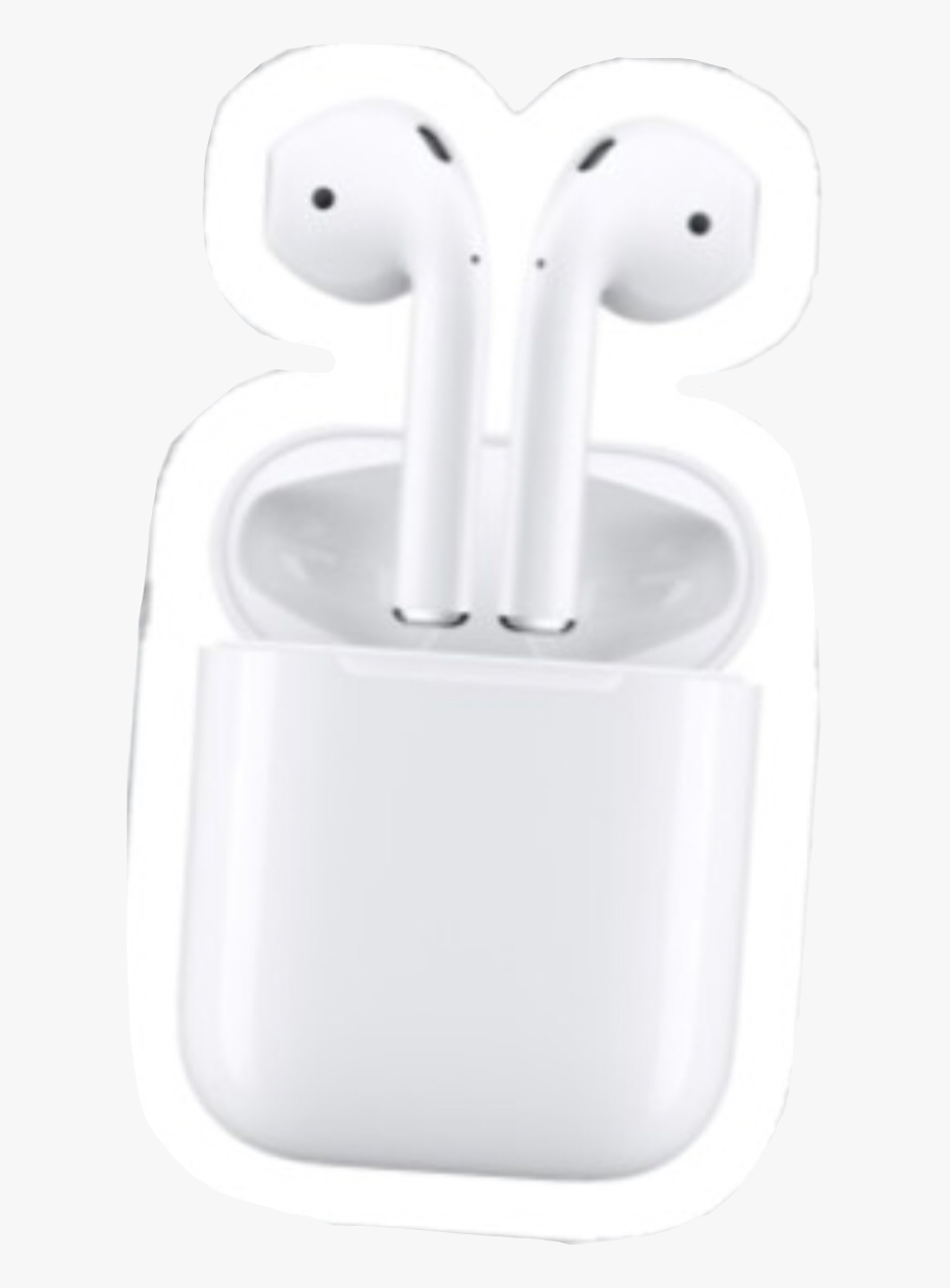#vsco #aesthetic #airpods #white #earbuds #freetoedit - Vsco Girl Stickers Airpods, Transparent Clipart
