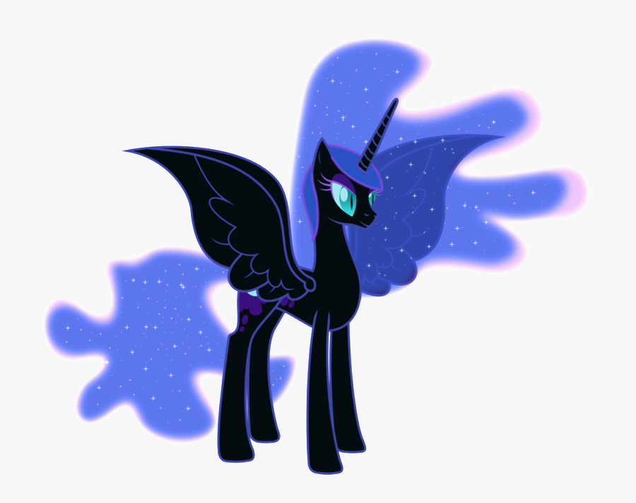 Cosmicafro - Fimfiction - - Nightmare Moon Mlp Celestia, Transparent Clipart