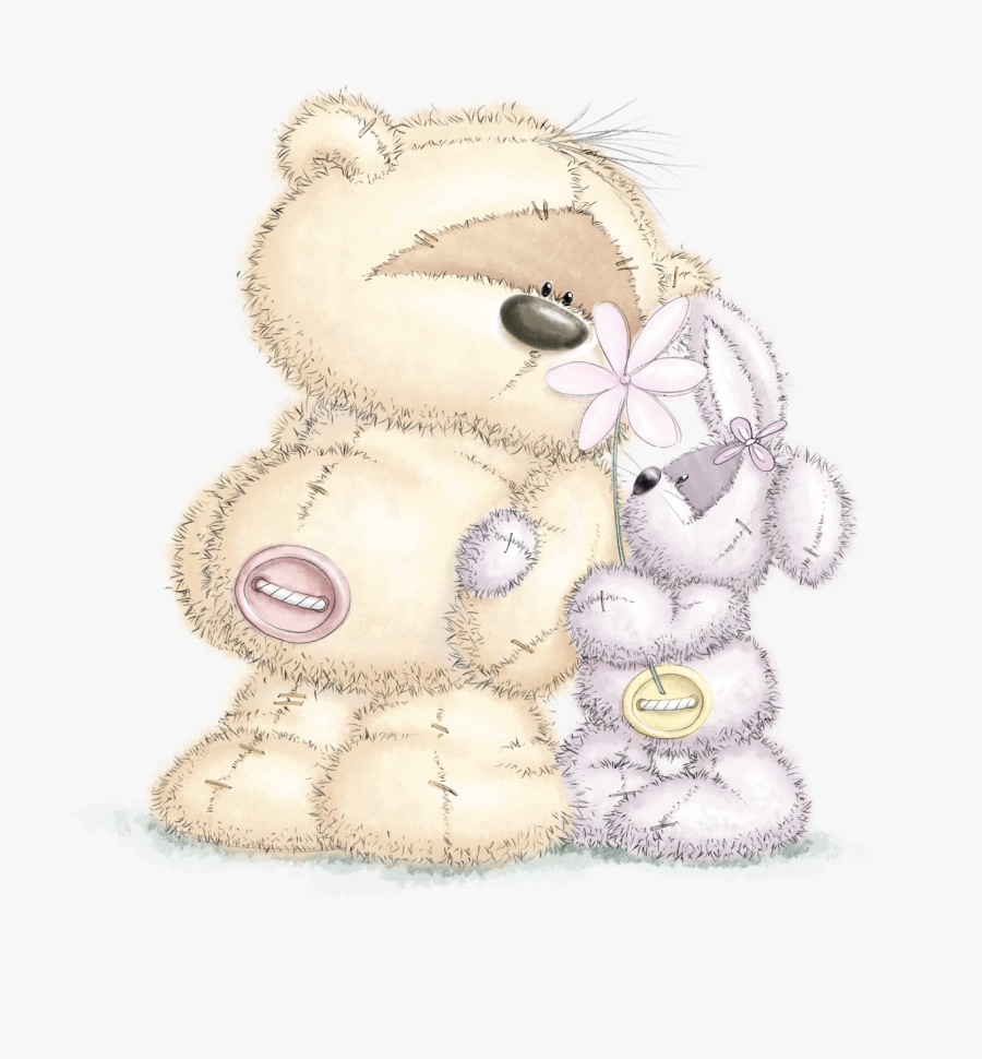 Teddy Bear On A Moon Drawings, Transparent Clipart