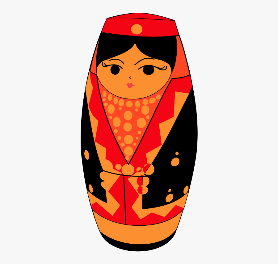 Uzbek Matryoshka, Transparent Clipart