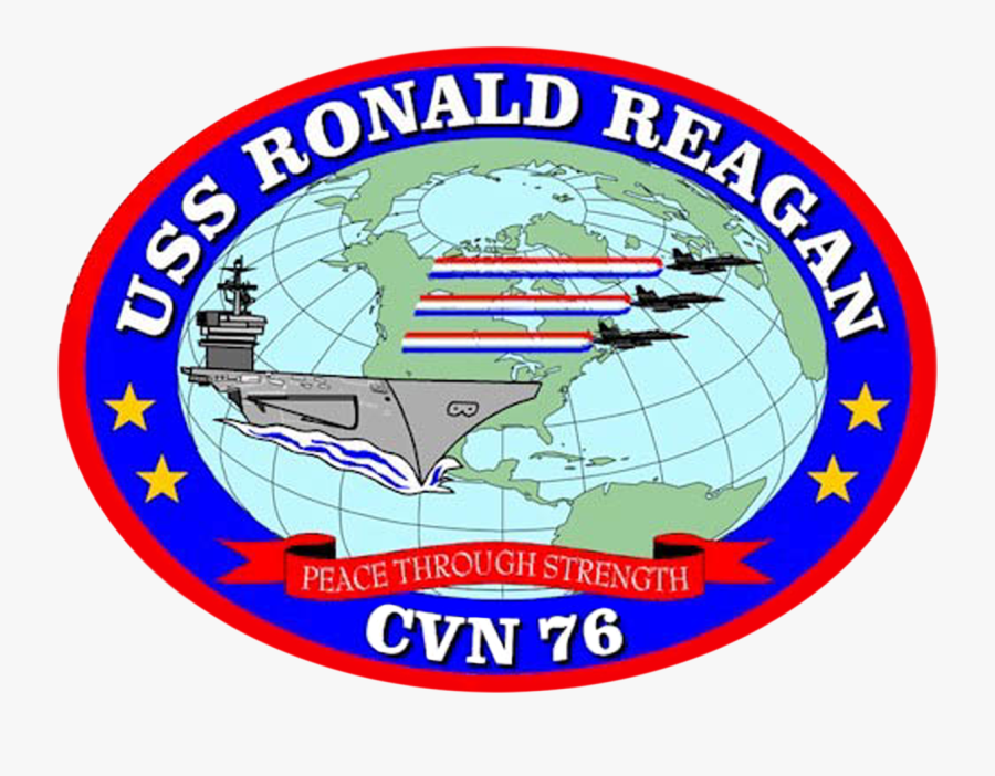 Ronald Reagan Png - Uss Ronald Reagan Cvn 76 Crest, Transparent Clipart