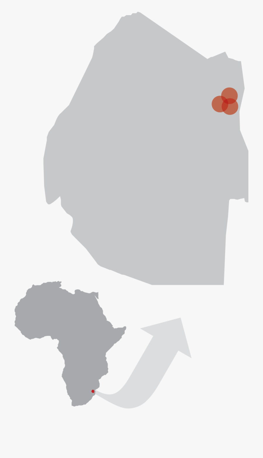 Areas In Swaziland Being Impacted By Hands At Work - Black African Map Transparent Background, Transparent Clipart