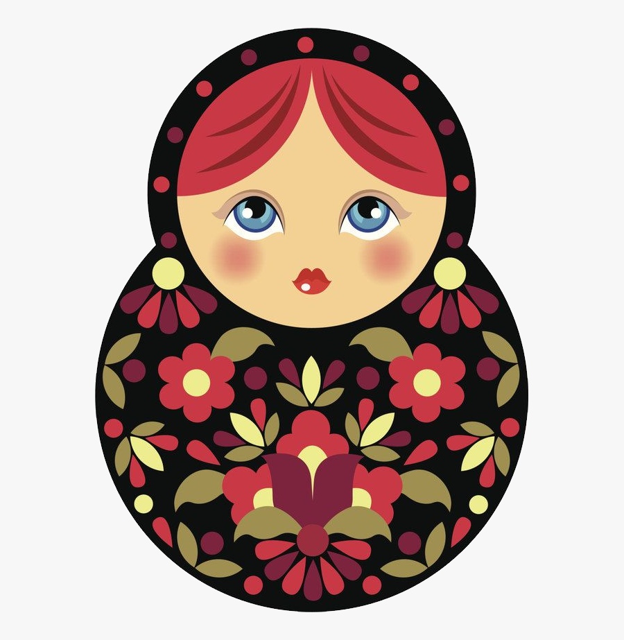 Matryoshka Doll Png - Matrioska Ilustracion, Transparent Clipart
