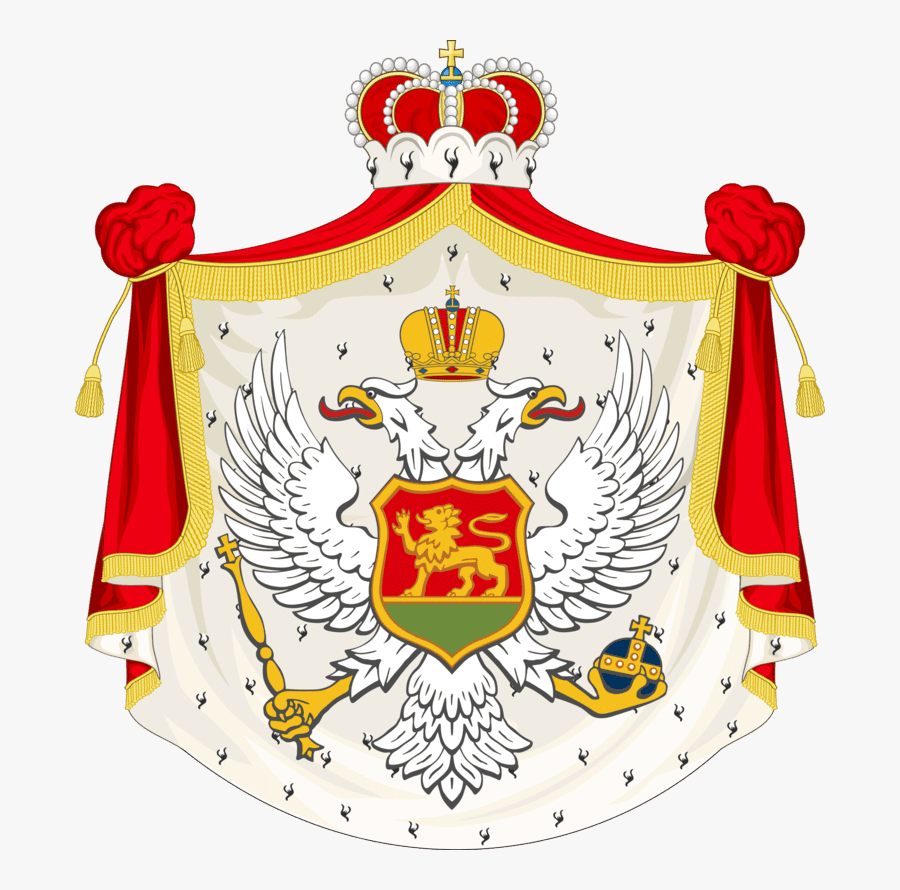 Kingdom Of Montenegro Filecoat Of Arms Of The Kingdom - Coat Of Arms Montenegro, Transparent Clipart