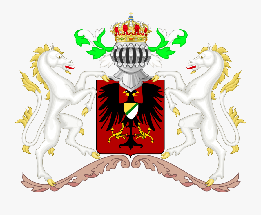 Coat Of Arms Of Demirelia - Coat Of Arms Unicorn Transparent Background, Transparent Clipart