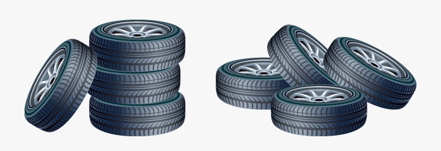 Car Clip Art Tires - Spare Tires Clipart, Transparent Clipart