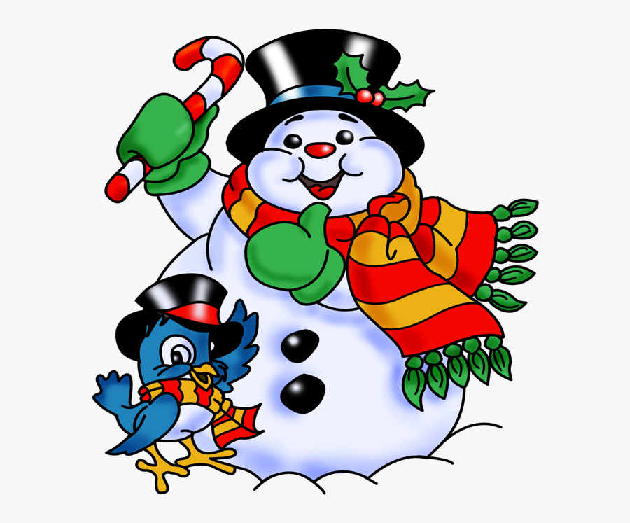 Immagine Per Pleykasta Snowmen - Bonhomme De Neige En Couleur, Transparent Clipart