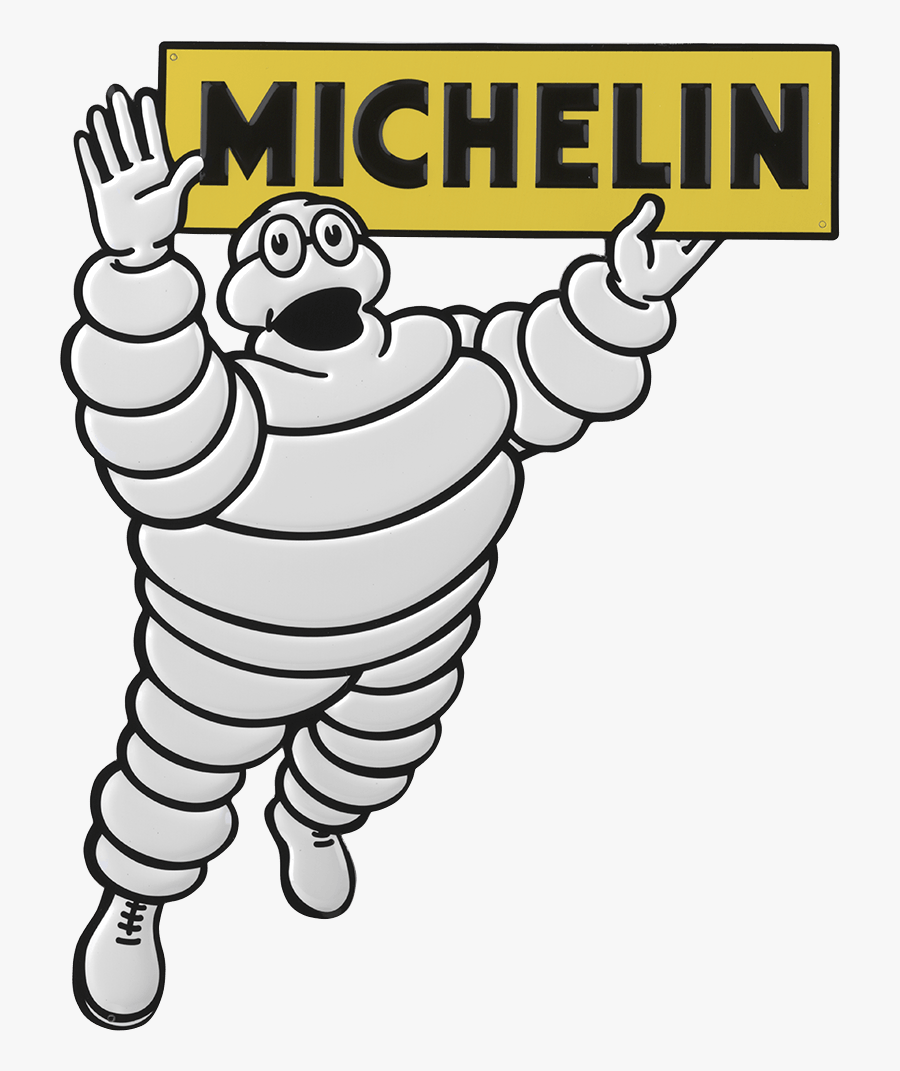 Metal Sign - Michelin Bibendum 1957, Transparent Clipart